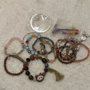 Colorful Beaded Bracelet Set